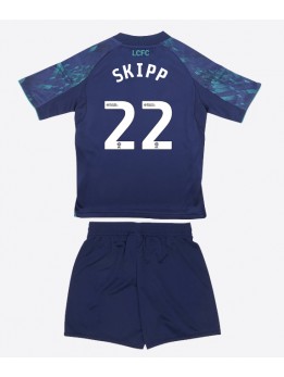 Detské Futbalové oblečenie Leicester City Oliver Skipp #22 2025-26 Krátky Rukáv - Preč (+ trenírky)